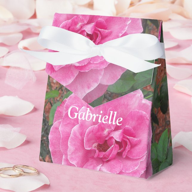 Ballotins Motif rose (Mariage)