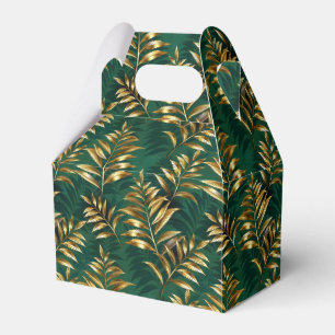 Ballotins Motif sans couture avec fougères dorées