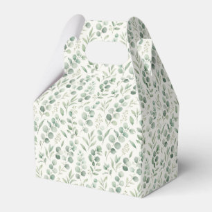 Ballotins Motif sans couture de feuilles d'eucalyptus minima