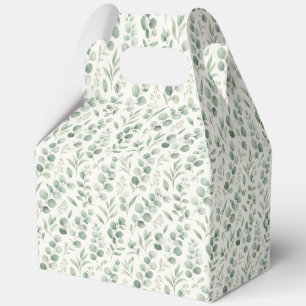 Ballotins Motif sans couture de feuilles d'eucalyptus minima