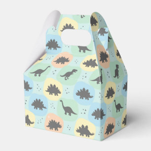 Ballotins Motif sans couture de silhouette de dinosaure préh