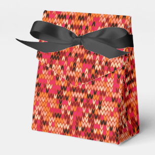 Ballotins Motif scandinave abstrait vêtu à l'ombre rouge