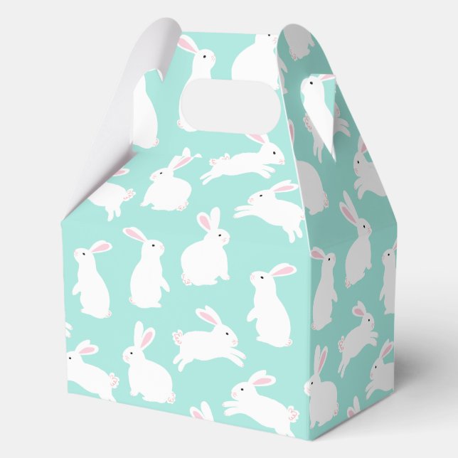 Ballotins Motif Spring White Bunnies (Recto)