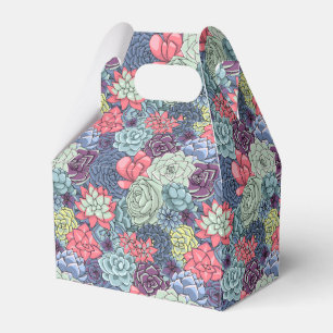 Ballotins Motif succulent coloré