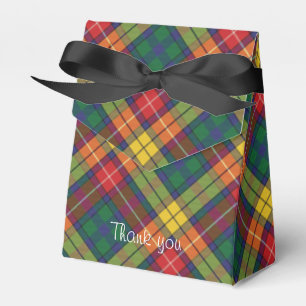 Ballotins Motif Tartan à Carreaux Rouge Vert Moderne Fête