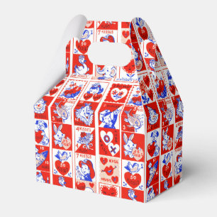 Ballotins Motif timbre de la Saint-Valentin vintage des anné