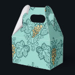 Ballotins Motif turquoise et Gold<br><div class="desc">Vignoble vintage ballotin aux accents turquoise,  aqua et or.</div>