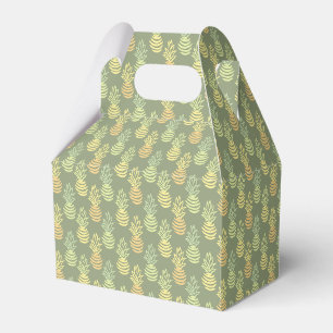 Ballotins Motif vert de fruit ananas coloré d'été
