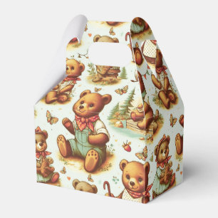 Ballotins Motif vintage Cute Teddy Bear