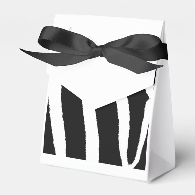 Ballotins Motif zèbre noir et blanc classique (Verso)