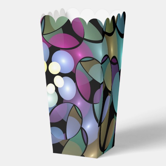 Ballotins Mouvements colorés Abstrait Trippy Fractal Art (Recto)