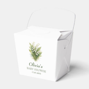 Ballotins Muguet Fête de Naissance Bébé Fille Fleurs Blanche