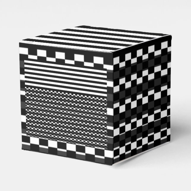 Ballotins Multi-Motif noir et blanc (Verso)
