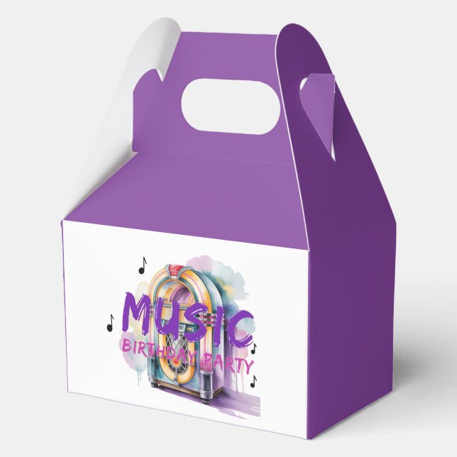 Ballotins Musique de Jukebox Rétro pour une Fête d'Anniversa (Verso)