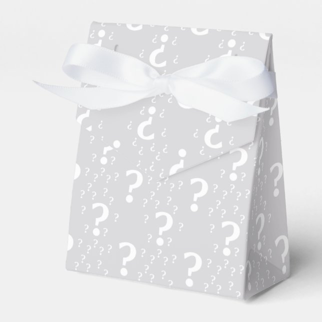Ballotins Mystère point de question énigme puzzle gris clair (Verso)