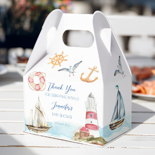 Ballotins Nautique marine thème de voile garçon baby shower