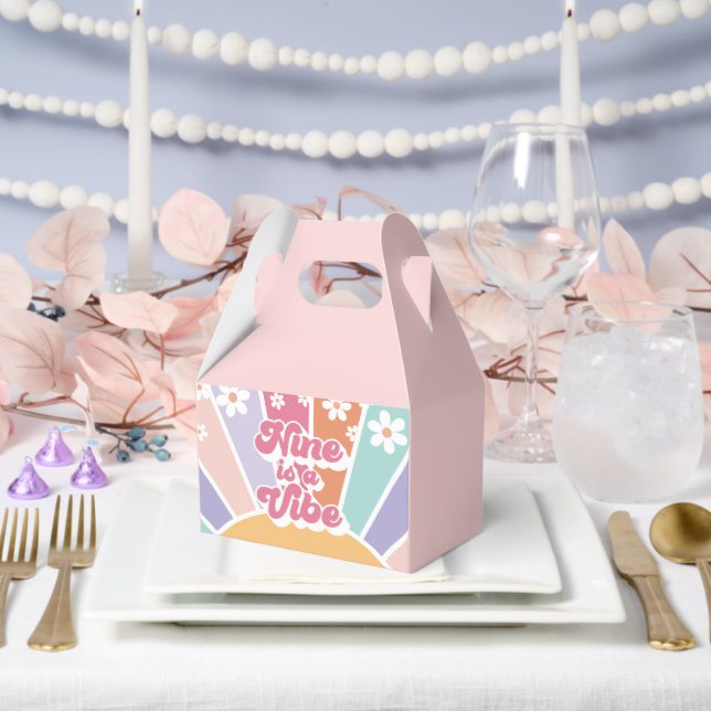 Ballotins Neuf est Vibe Retro Sunshine Rainbow Daisy (Mariage)