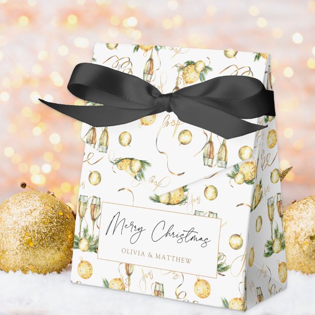 Ballotins Noël Blanc & Or Elegant Luxe (Créateur téléchargé)