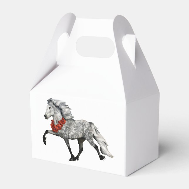 Ballotins Noël du cheval islandais (Verso)