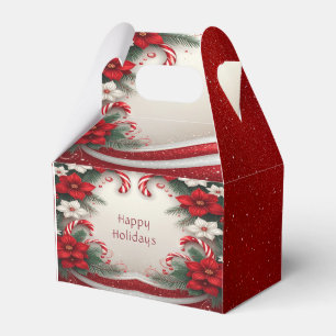Ballotins Noël Floral Sucres de canne Vacances Boîte cadeau