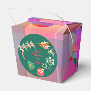 Ballotins Noël Père Noël Reindeer Plaid Ballotin