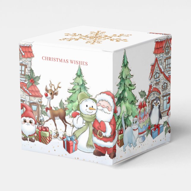 Ballotins Noël Père Noël Snowman Rudolph Cat (Verso)