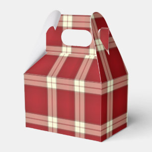 Ballotins Noël Plaid 02-PARTY FAVOR BOX, gable