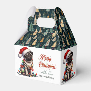 Ballotins Noël Rétro Mignon Canin Carlin