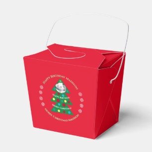 Ballotins Noël Rouge mignon Anniversaire Fête Fête