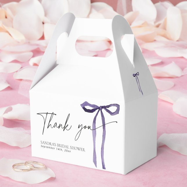 Ballotins Nœud papillon violet pour mariage de noces Gable (Mariage)