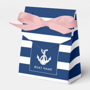 Ballotins Nom de bateau personnalisé Ancre nautique Mariage