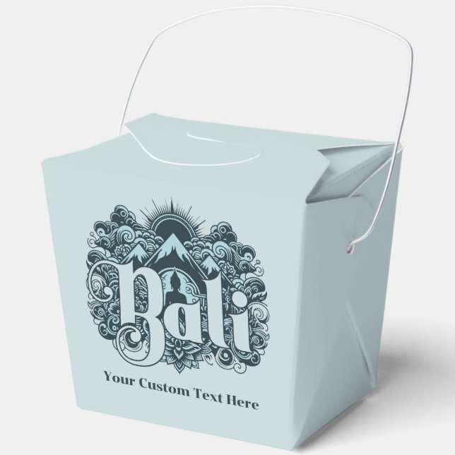 Ballotins Nom personnalisé Bali (Recto)