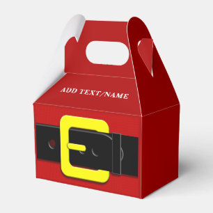 Ballotins Nom personnalisé de la ceinture du Père Noël