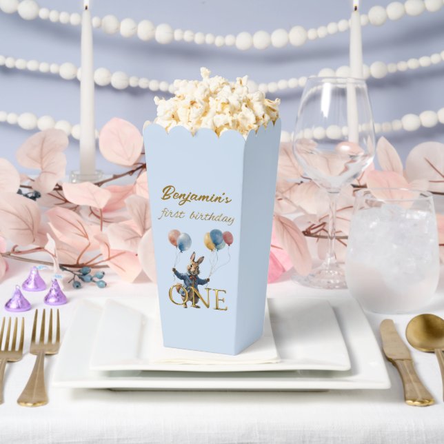 Ballotins Nom personnalisé Pierre le lapin Premier anniversa (Mariage)