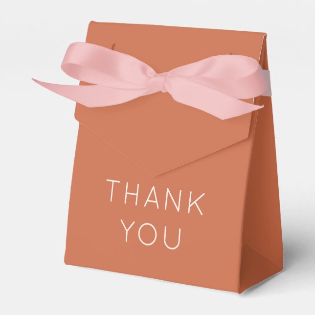 Ballotins Noms de Merci simple Date Mariage en terre cuite (Verso)