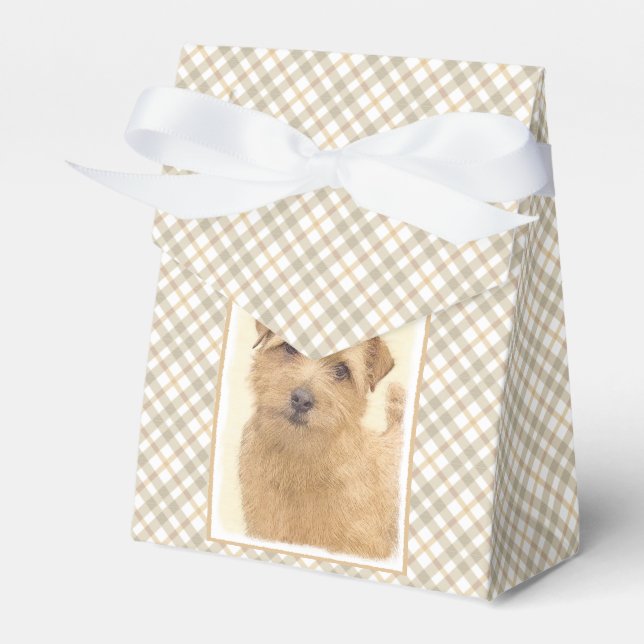 Ballotins Norfolk Terrier Peinture - Art Chien original (Verso)