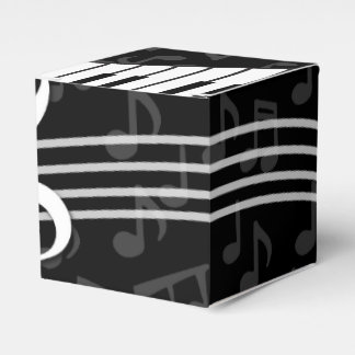 Ballotins Notes de musique élégante Clé de fer et touches de
