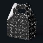 Ballotins Notes de musique noir et blanc Amoureux de la musi<br><div class="desc">Notes de musique noir et blanc Amoureux de la musique Musicien Boîte de faveur conçue par Nisha Prabhu CuteHomeGifts. Un cadeau fantastique pour tout musicien. Pour les musiciens. Pour tous les amoureux de la musique ! Cette cravate présente un design contrasté de notes de musique blanches sur fond noir. C'est...</div>