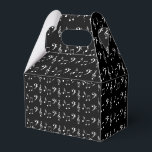 Ballotins Notes de musique noir et blanc Amoureux de la musi<br><div class="desc">Notes de musique noir et blanc Amoureux de la musique Musicien Boîte conçue par Nisha Prabhu CuteHomeGifts. Un cadeau fantastique pour tout musicien. Pour les musiciens. Pour tous les amoureux de la musique ! Cette cravate présente un design contrasté de notes de musique blanches sur fond noir. C'est la cravate...</div>