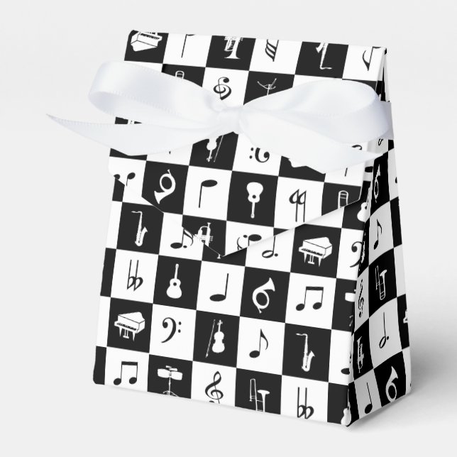 Ballotins Notes et instruments de musique moderne et élégant (Verso)