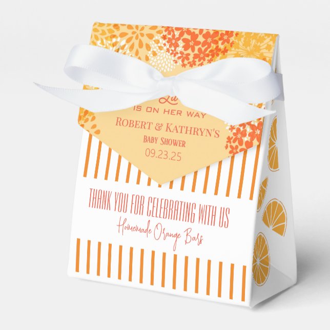 Ballotins "Notre Lil Cutie" Baby shower Faveur personnalisée (Verso)