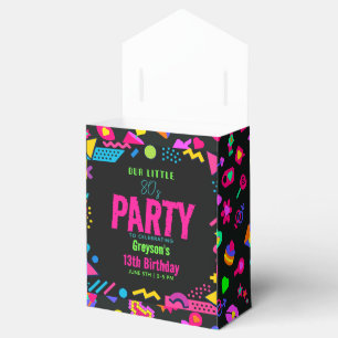Ballotins notre petite fête d'anniversaire Rétro Néon 80