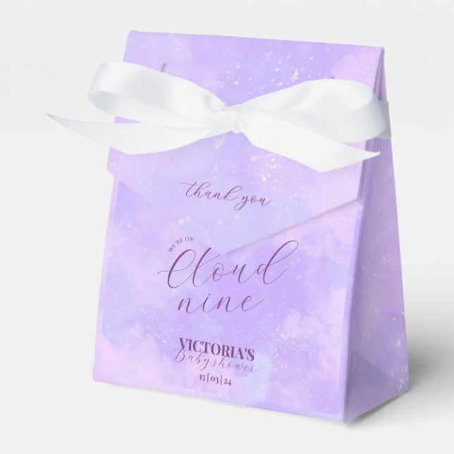 Ballotins Nous Sommes Sur Cloud Neuf Baby shower D'Offre (Verso)