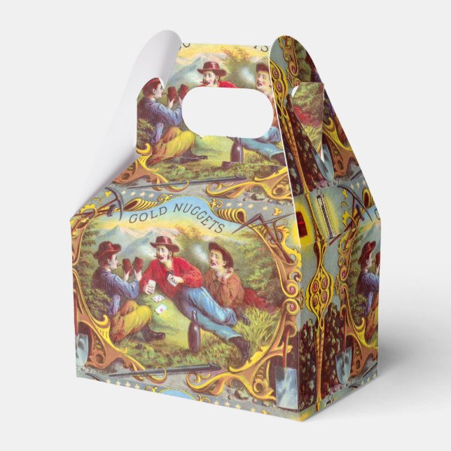 Ballotins Nuggets d'or Antique Étiquette Cigar (Verso)