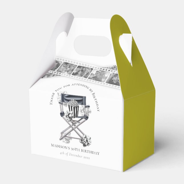 Ballotins Nuit Retro Movie Anniversaire Personnalisé (Verso)