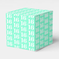 Numéro d'anniversaire personnalisé Ballotin cadeau