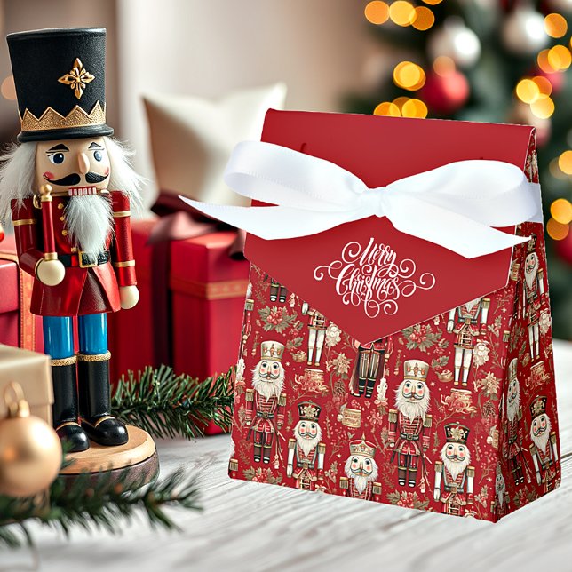 Ballotins Nutcrackers rouges cadeau de Noël motif (Créateur téléchargé)