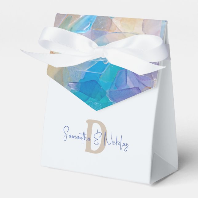 Ballotins Ocean Love Sea Glass Beach Mariage (Verso)