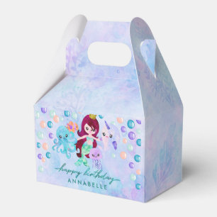 Ballotins Océan sous la mer Sirène thème Joyeux anniversaire