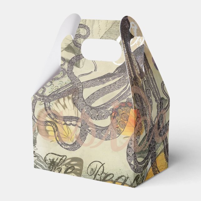 Ballotins Octopus Beach Antique Côte Steampunk (Verso)